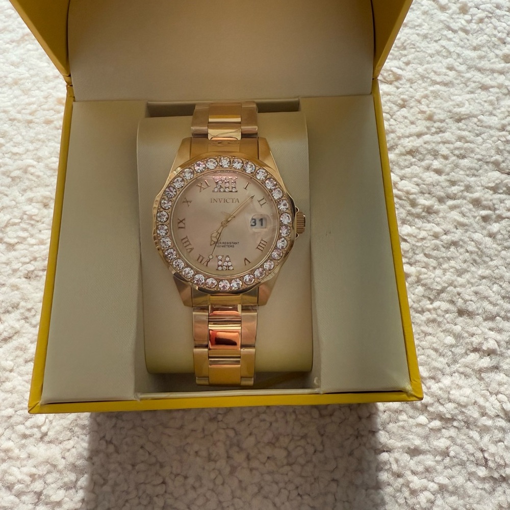 Invicta Women’s Pro Diver Gold Watch